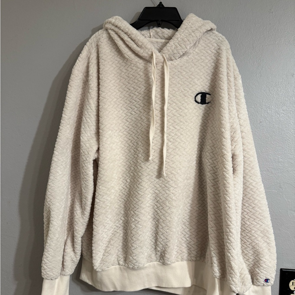 Champion Off-White Fleece Jacket